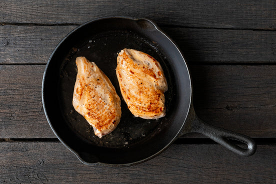 Juicy Skillet Chicken Breasts