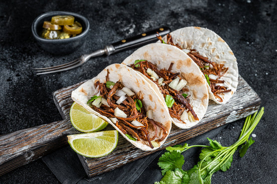 Smoky Chipotle Shredded Beef Tacos